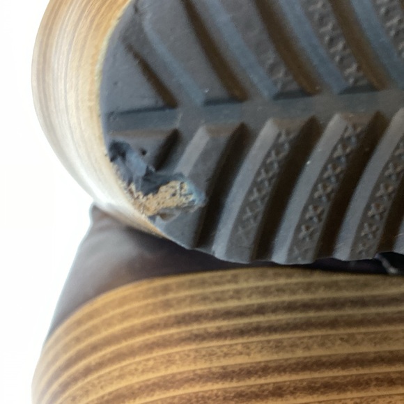 Crocs brown wedge boot size 8 - Picture 6 of 8